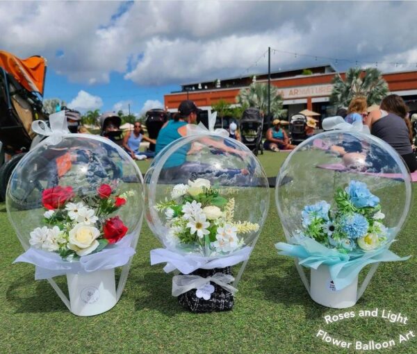 Exquisite Flower Balloon Gift with Unique Personalization